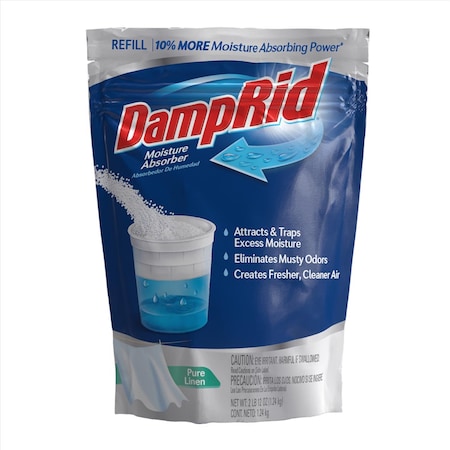 Damprid DampRid Moisture Absorber Refill Pure Linen Scent 44 oz FG30PLSB